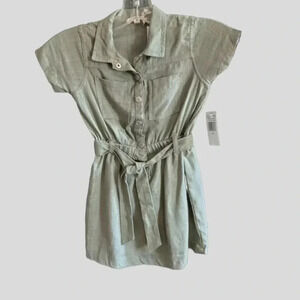 -Jessica Simpson girl dress size 6x olive color